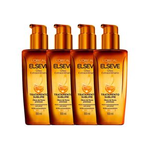 Elseve tratamento reconstrutor - kit com quatro Óleos extraordinários