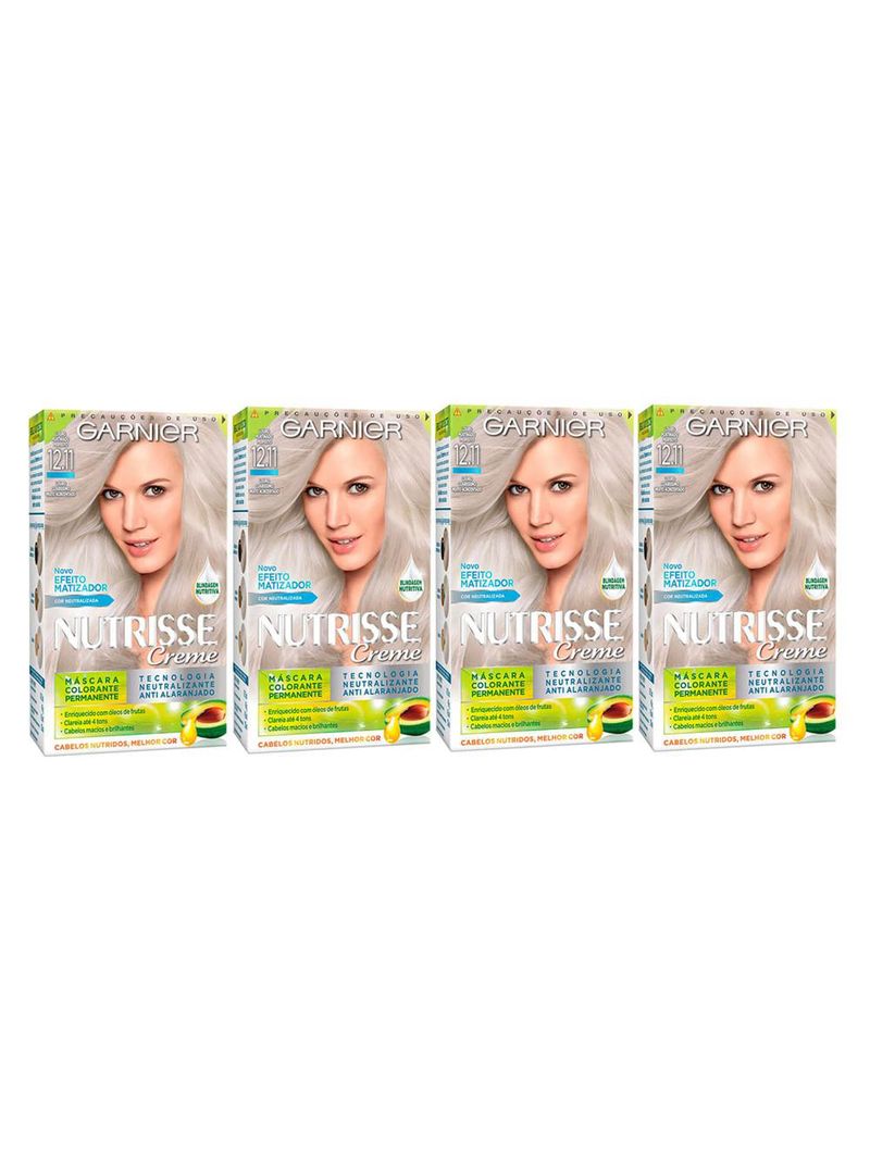 Kit garnier nutrisse - coloração 12 louro platinado perfeito