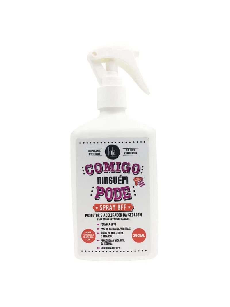 Kit comigo ninguem pode lola cosmetics - condicionador limpante + spray bff