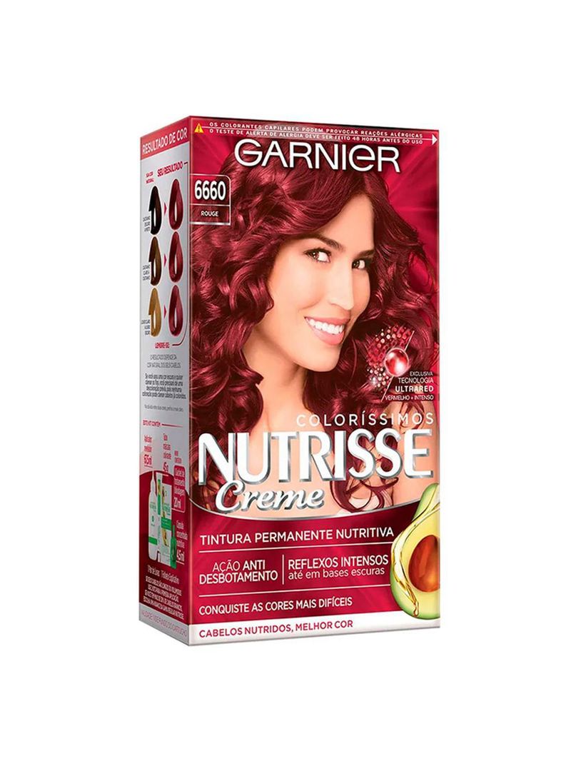 Kit garnier nutrisse - coloríssimo 6660 rouge