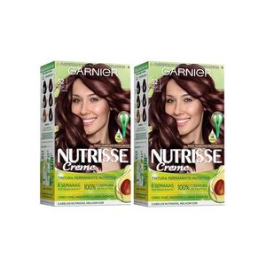 Kit garnier nutrisse - coloração 52 marrom açaí