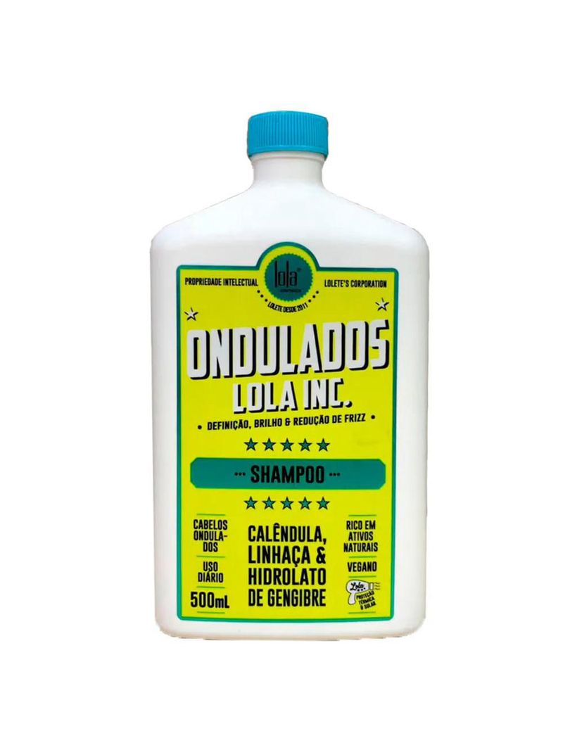 Kit ondulados lola cosmetics - shampoo + condicionador + creme de pentear