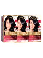 L'oréal paris coloração imédia excellence 1 preto kit - 3 unidades