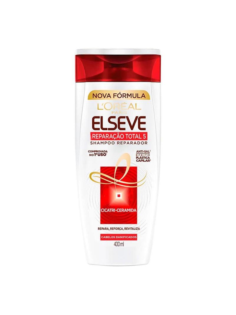 L'oréal paris elseve reparação total 5 kit - shampoo + condicionador + creme de pentear + leave-in