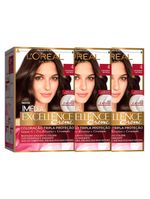 L'oréal paris coloração imédia excellence 4 cast natural kit - 3 unidades