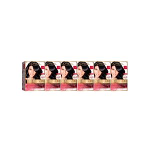 L'oréal paris coloração imédia excellence 1 preto kit - 6 unidades