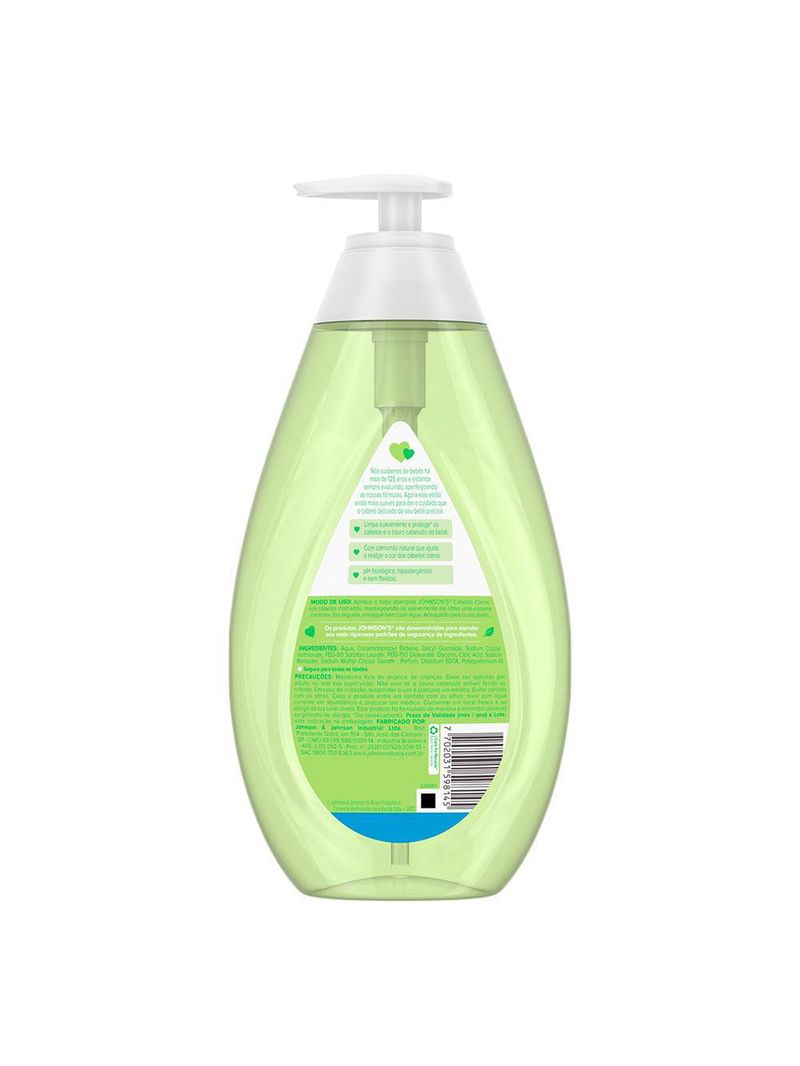 Leve 3 shampoos para cabelos claros johnson baby