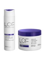 Lof professional matizador kit – shampoo 300ml + máscara 300g