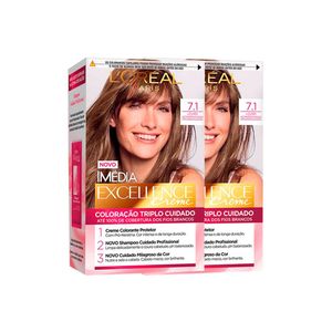 L’oréal paris coloração imédia excellence kit - 7.1 louro acinzentado