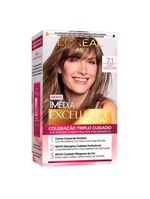 L’oréal paris coloração imédia excellence kit - 71 louro acinzentado