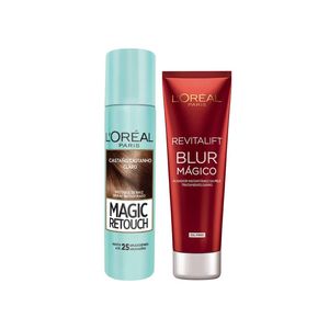 L’oréal paris magic blur kit - corretivo castanho claro + aperfeiçoador