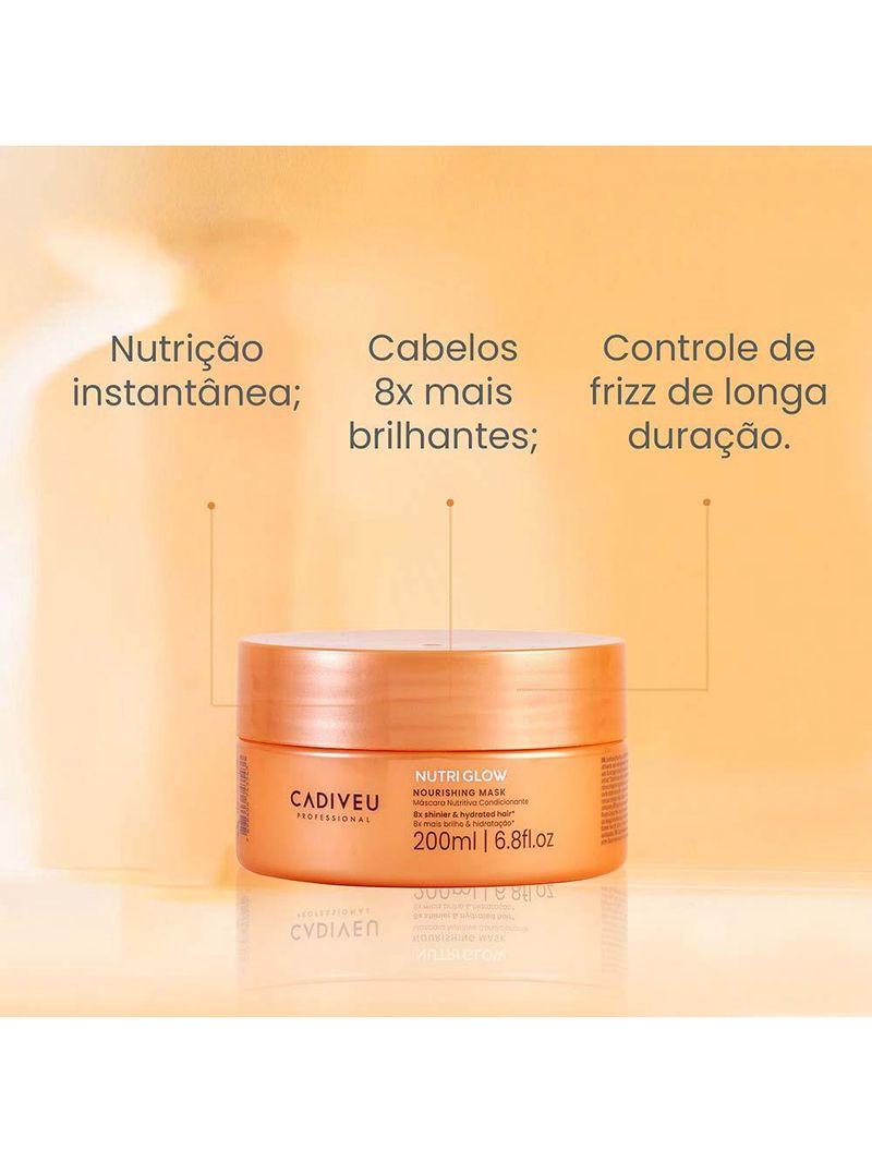 Cadiveu professional nutri glow máscara nutritiva