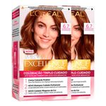 L’oréal paris coloração imédia excellence kit - 67 chocolate