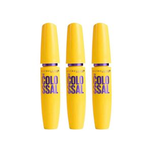 Maybelline colossal volum’express kit - 3 máscara para cílios lávavel