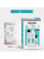 Nioxin system 3 kit - shampoo + condicionador + tratamento