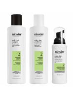 Nioxin system 2 kit - shampoo + condicionador + tratamento