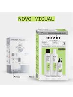 Nioxin system 2 kit - shampoo + condicionador + tratamento