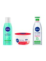 Nivea limpeza facial kit – tônico + Água micelar + creme antissinais