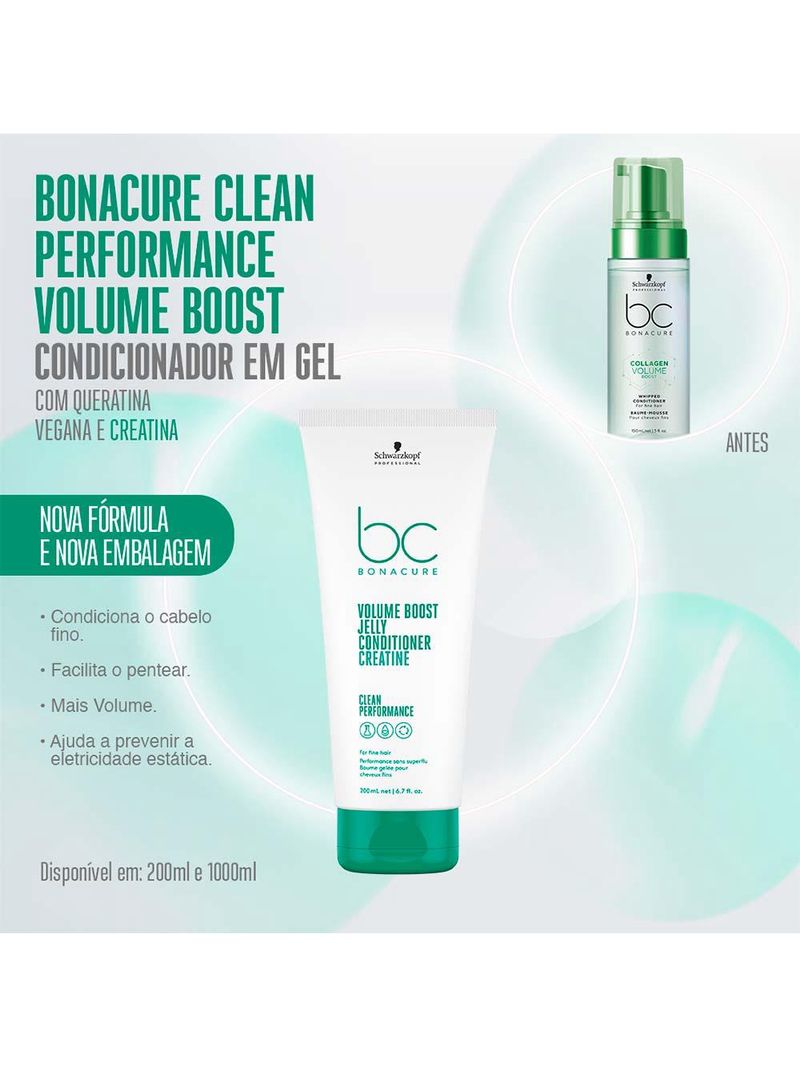 Schwarzkopf bc clean performance volume boost condicionador