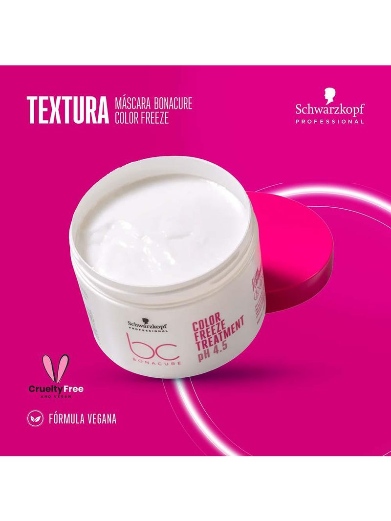 Schwarzkopf bc clean performance ph45 color freeze - máscara de tratamento