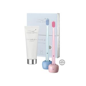 Swiss smile gold kit  - creme dental + escovas + suporte