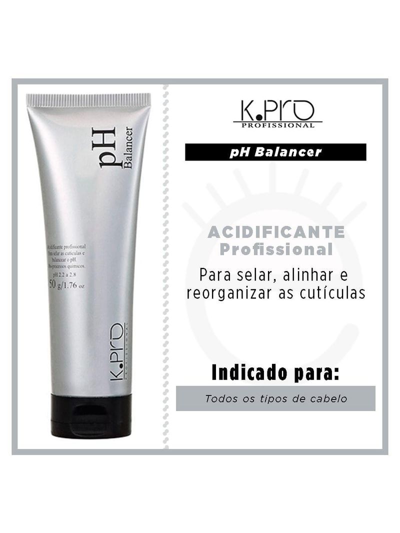 Tratamento acidificante pós-química k-pro - ph