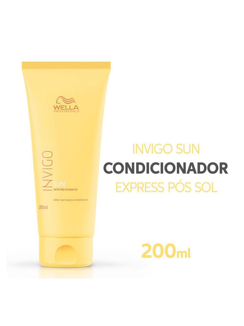 Wella professionals invigo sun condicionador express pós sol