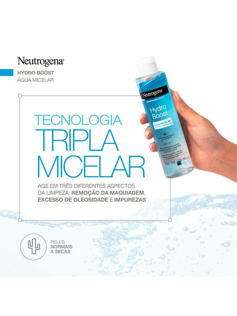Água micelar neutrogena – hydro boost 7 em 1