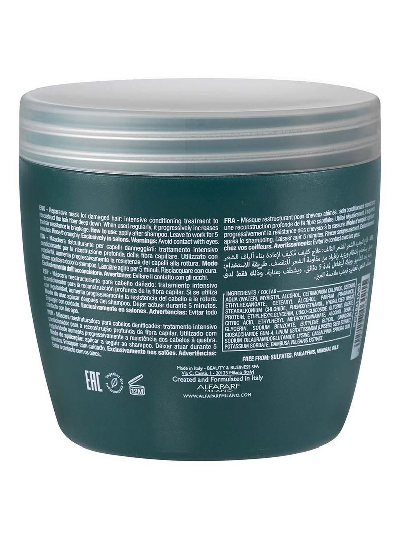 Alfaparf milano semi di lino reconstruction reparative – máscara capilar