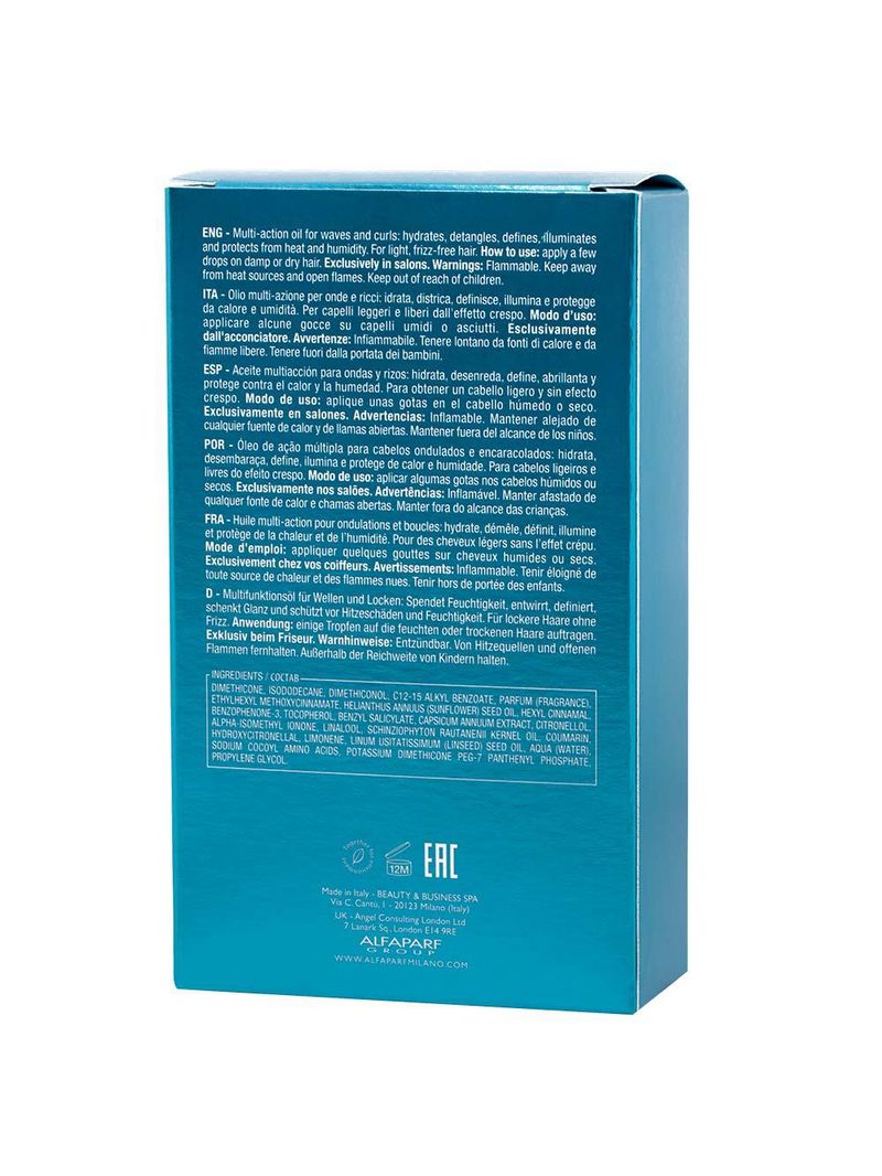 Alfaparf semi di lino curls multi benefit oil – Óleo capilar
