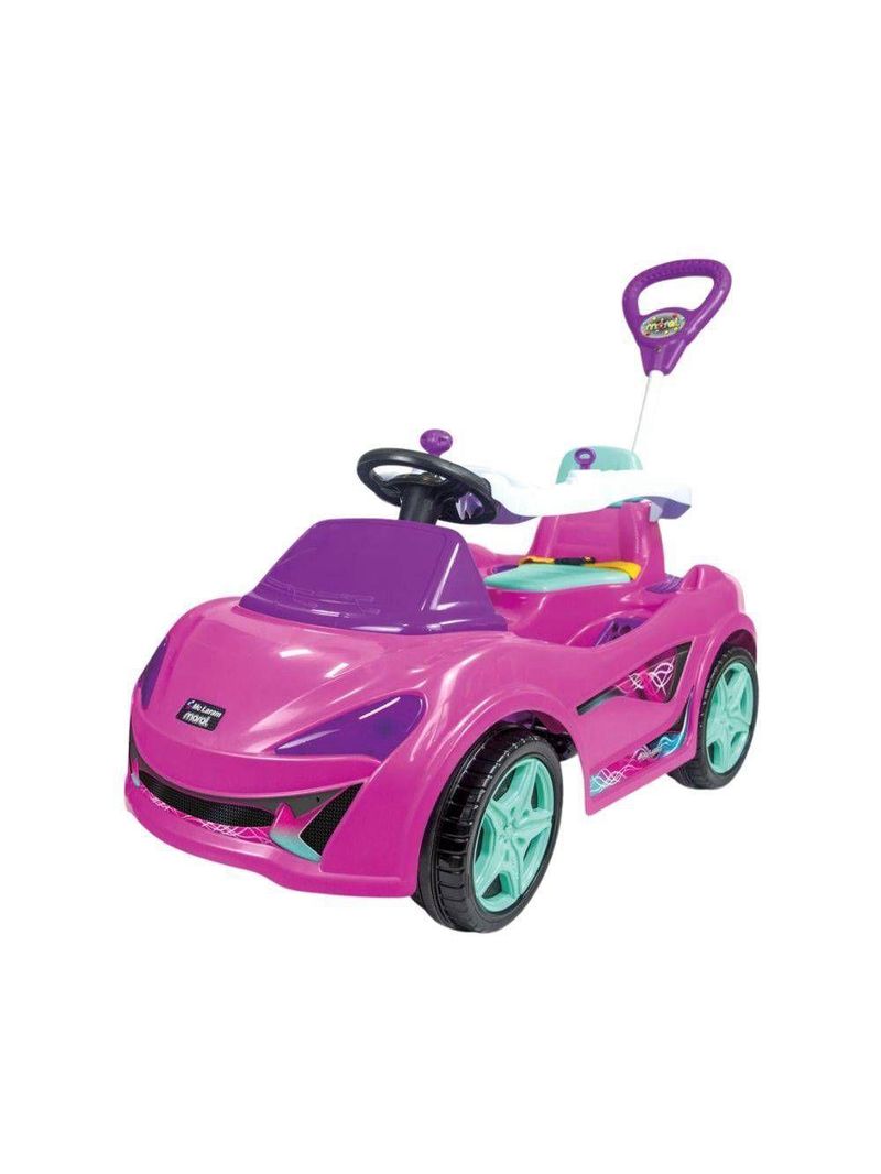 Carrinho De Passeio Infantil Mc Laram Rosa Alça Segurança