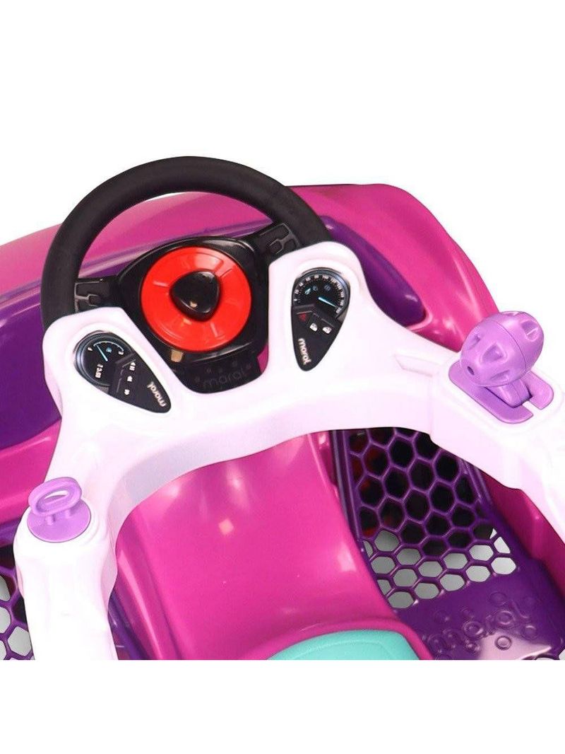 Carrinho De Passeio Infantil Mc Laram Rosa Alça Segurança