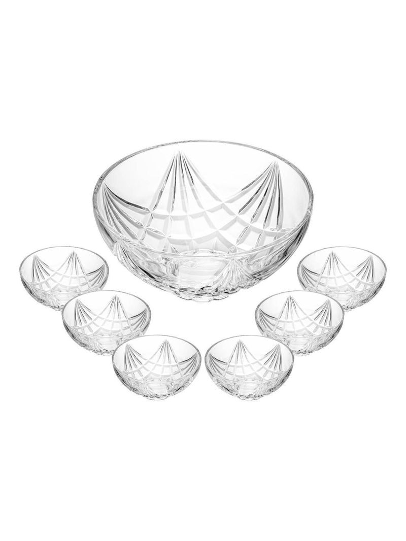 7 Peças para Sobremesa Wolff Sun de Vidro
