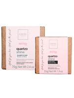 Cadiveu professional quartzo shine by boca rosa hair - kit shampoo + máscara em barra