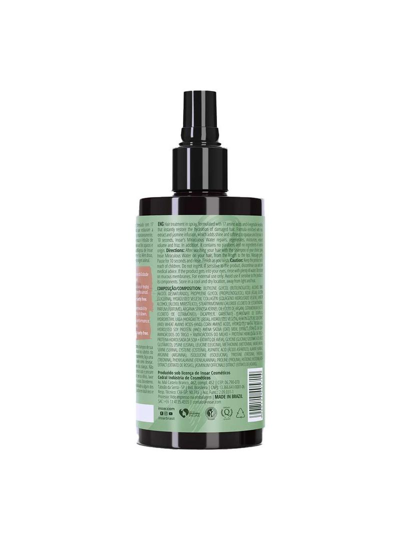 Spray regenerador inoar agua milagrosa