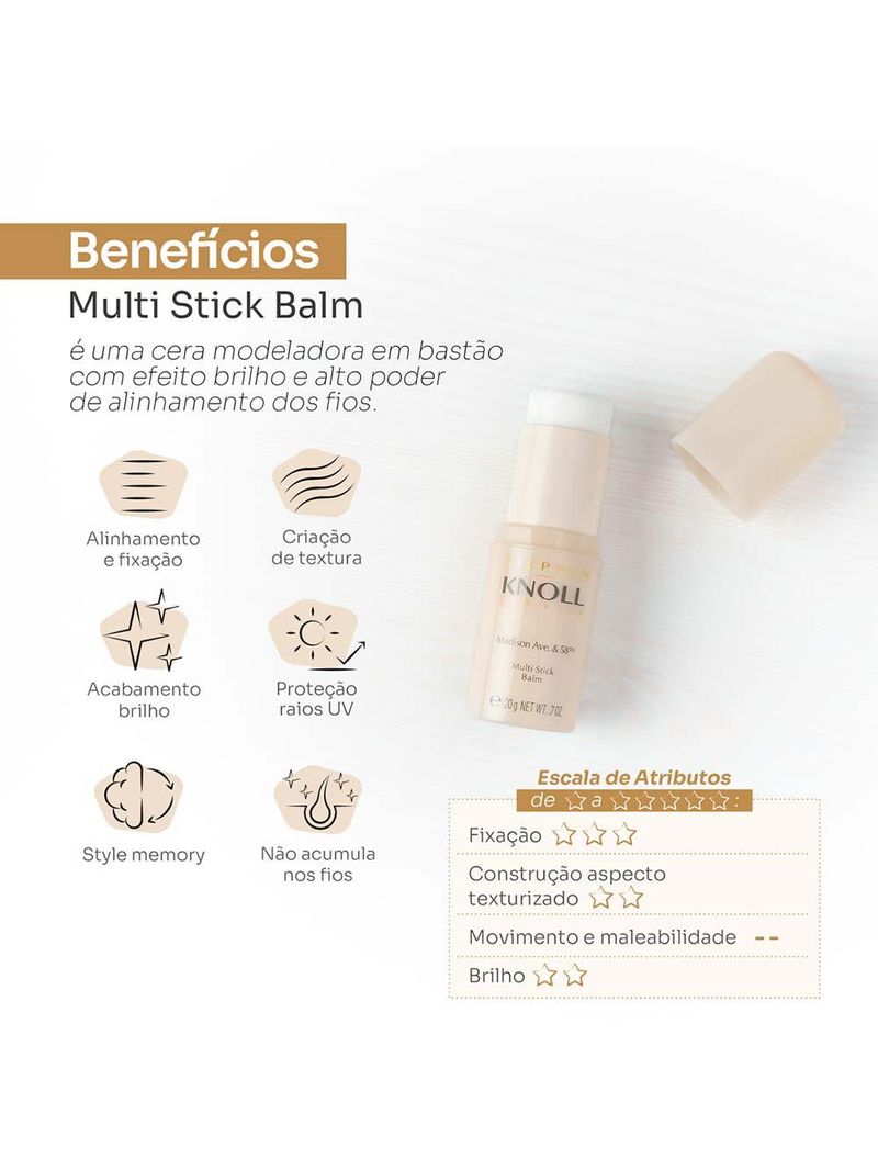 Cera em bastão stephen knoll multi stick balm