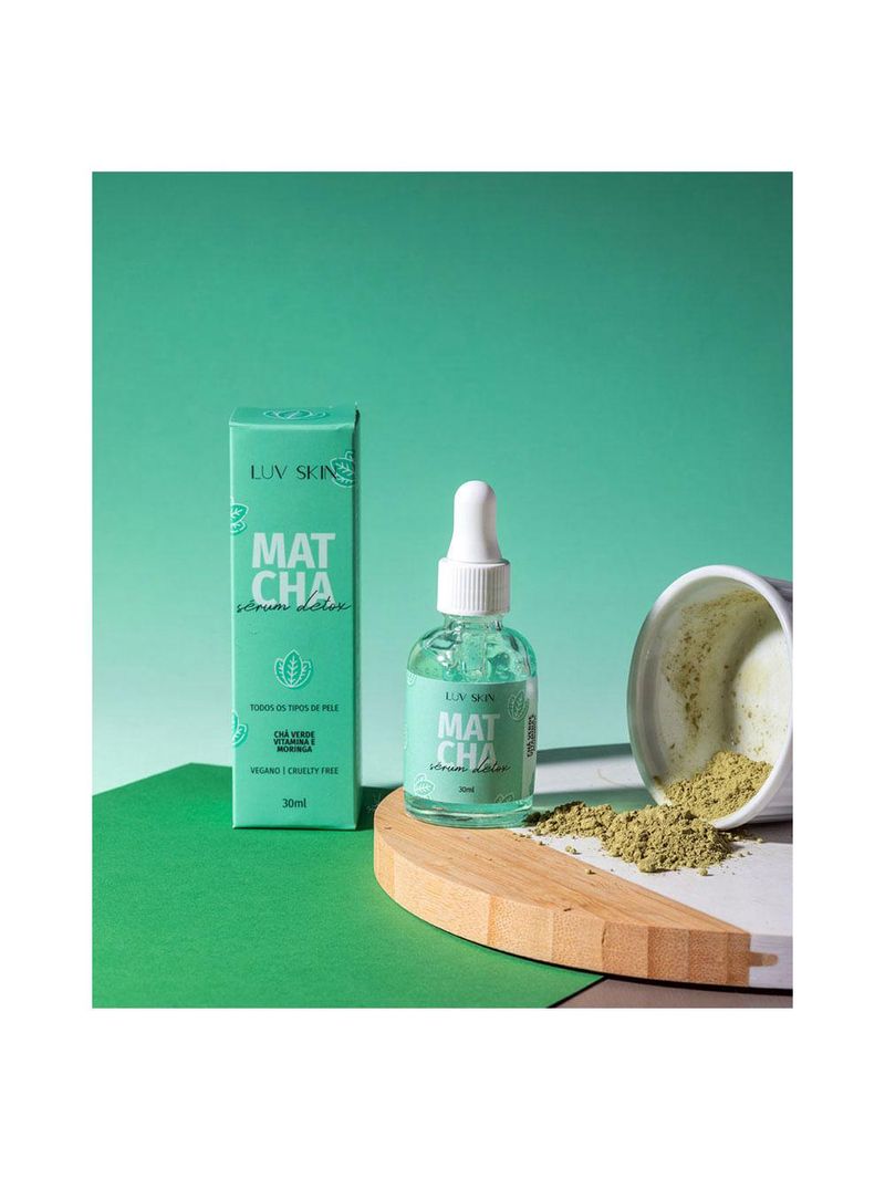 Sérum em gel luv beauty matcha sérum detox
