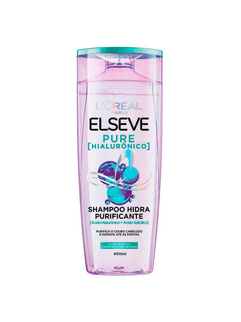 Elseve pure hialurônico kit – shampoo + condicionador + Óleo extraordinário