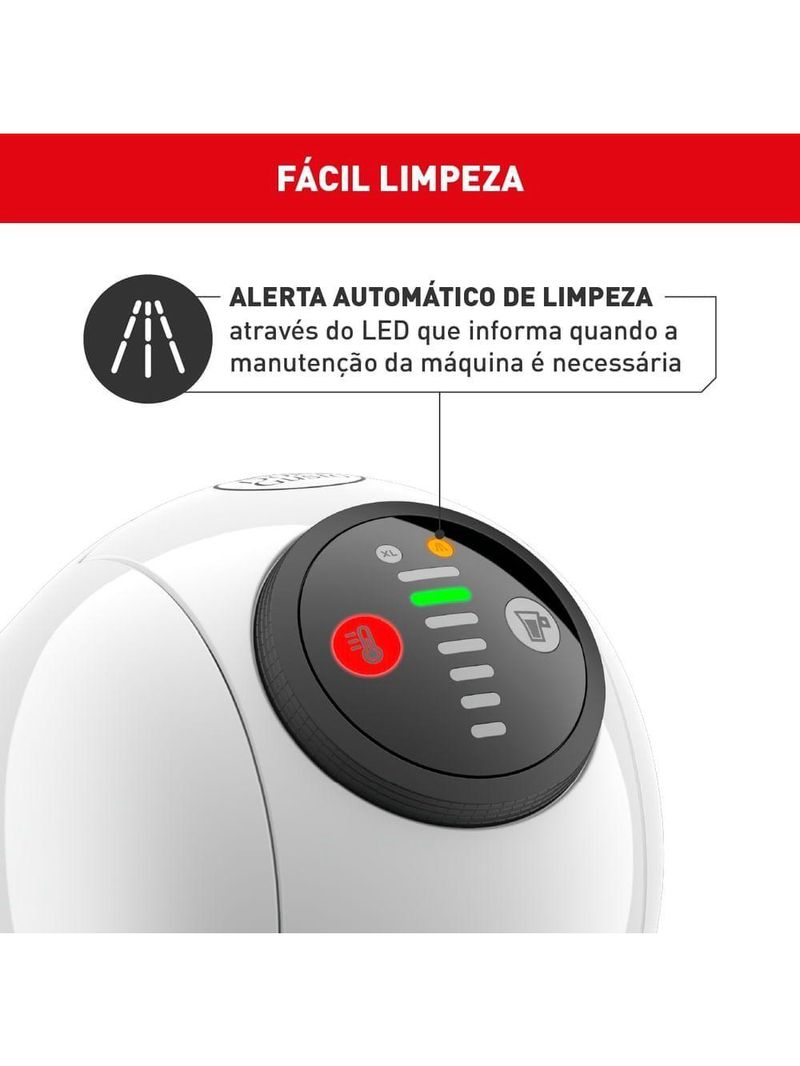 Cafeteira Nescafé Dolce Gusto Arno Genio S Basic DGS1 Branca 220V