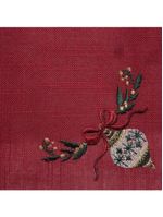 Caminho de mesa natal ornament 168 x 48 cm saz home style