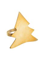 Jogo de argola para guardanapos home style natal gold pine