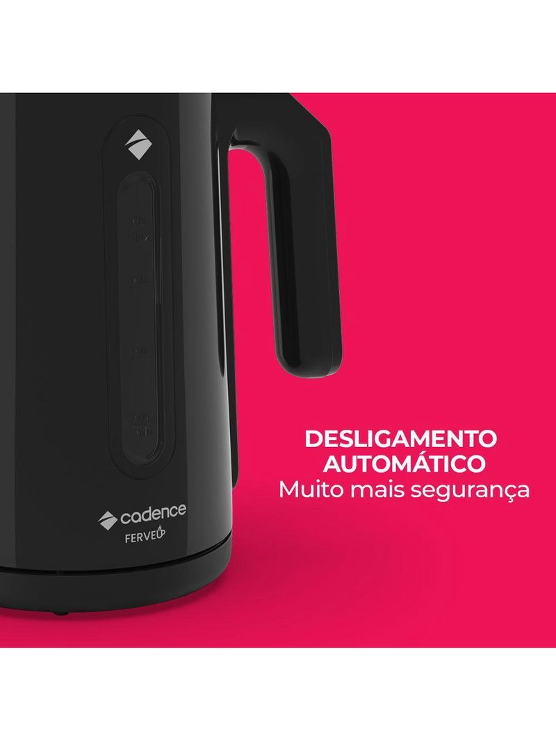 Chaleira Elétrica 1,9L Ferveu Cadence 110V