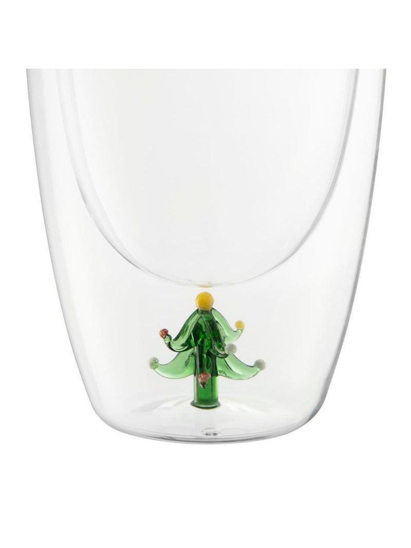 Copo alto natal arvore 350 ml saz home style