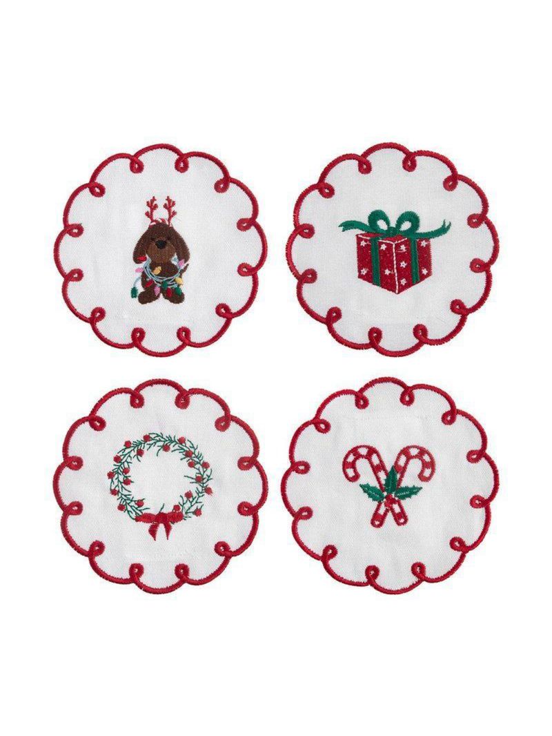 Jg porta copos  home style natal merry