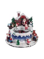 Globo musical holiday xmas ice 14 cm home style