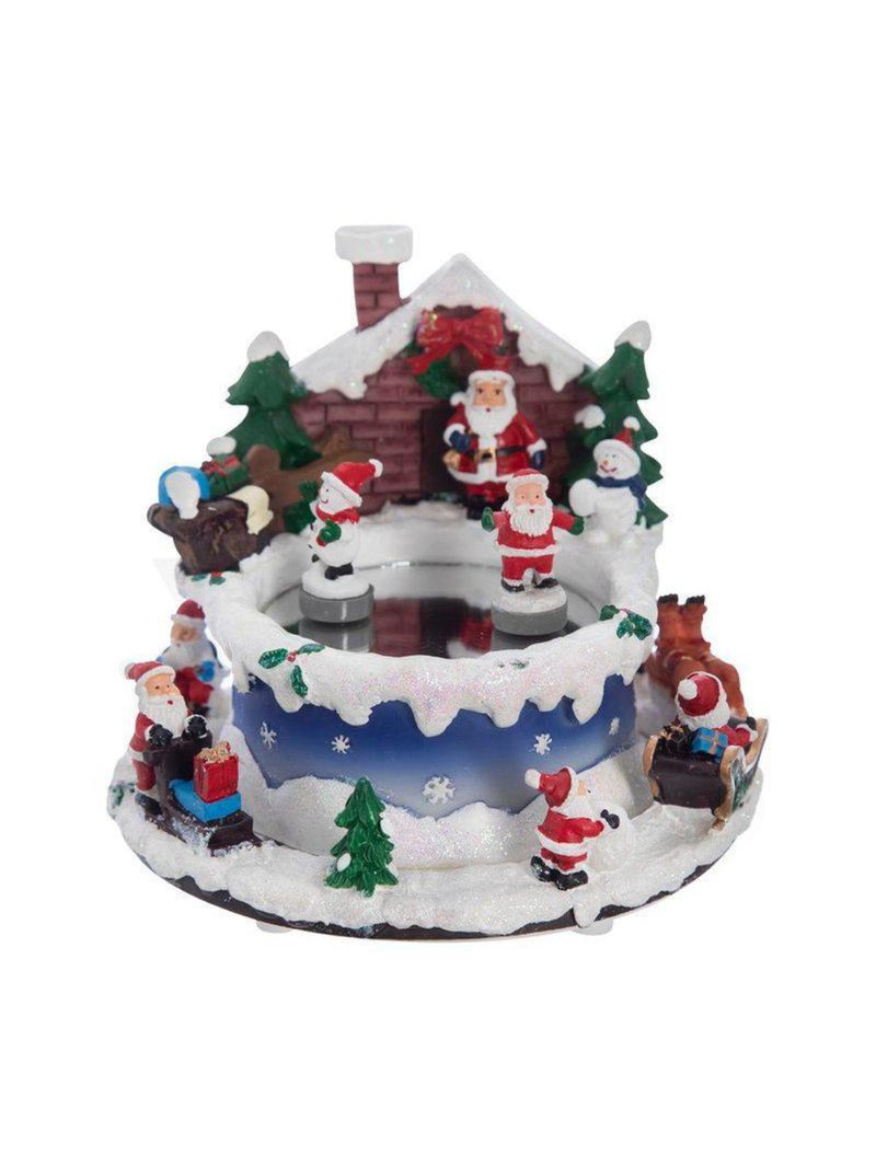 Globo musical holiday xmas ice 14 cm home style