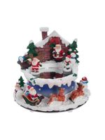 Globo musical holiday xmas ice 14 cm home style