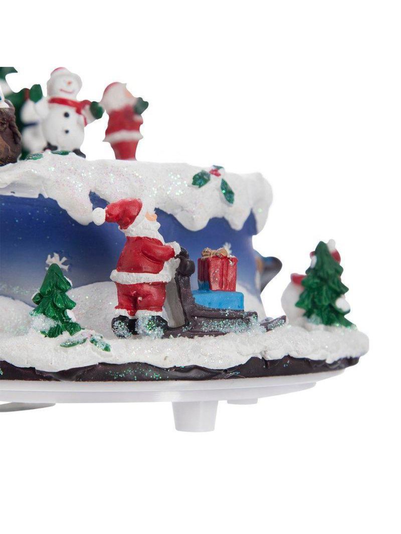 Globo musical holiday xmas ice 14 cm home style