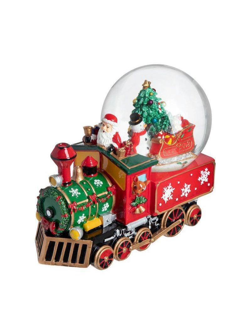 Globo musical holiday trem 17 5 cm saz home style