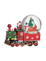 Globo musical holiday trem 17 5 cm saz home style